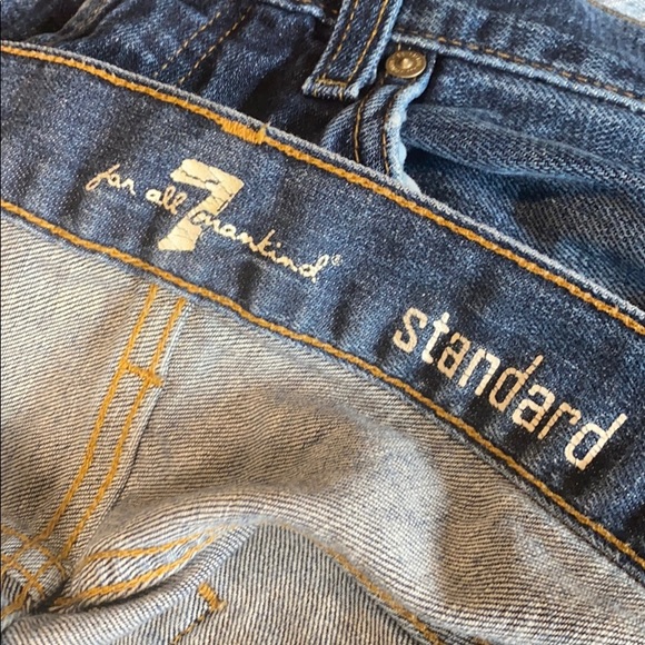 7 For All Mankind Standard Straight Leg Jeans - Picture 6 of 8